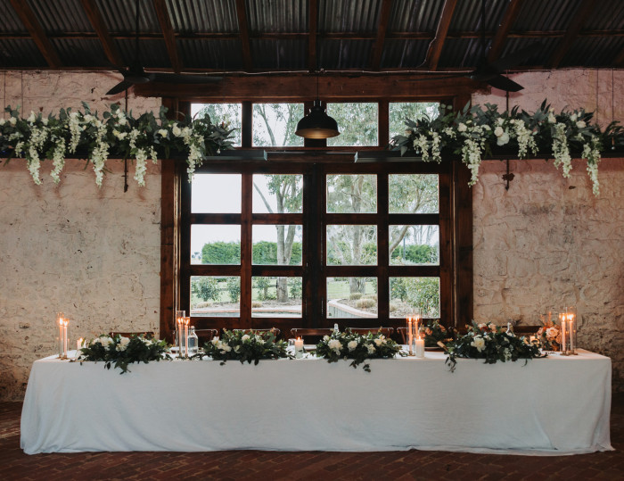 Silk Floral Table Runner Photo - 1