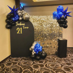 Acrylic Arch Backdrop - Black Photo - 4