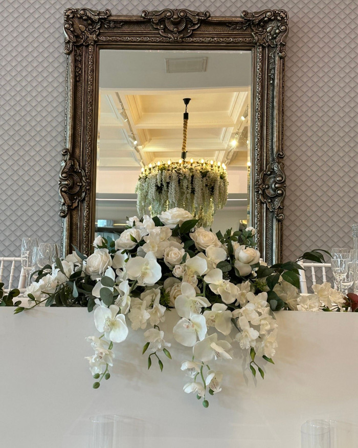 Bridal Table Phalaenopsis Orchid Spray Photo - 1