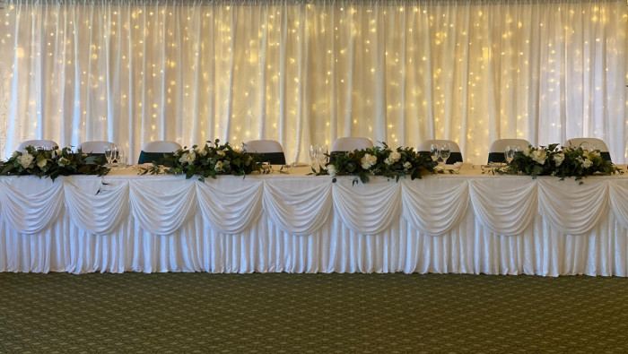 Silk Floral Table Runner Photo - 2