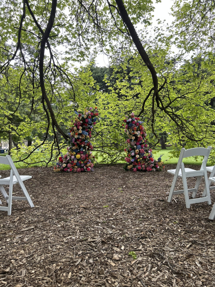 Deconstructed Floral Arches - Spring Photo - 2
