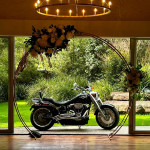 Gold Open Metal Arch Photo - 6
