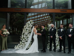 Deconstructed Floral Arches - White Photo - 1