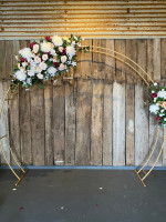 Gold Open Metal Arch Photo - 7