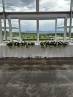 Large Silk White Floral & Foliage Table Runner Photo - 2