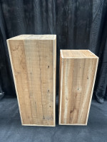 Wooden Square Plinth Photo - 1